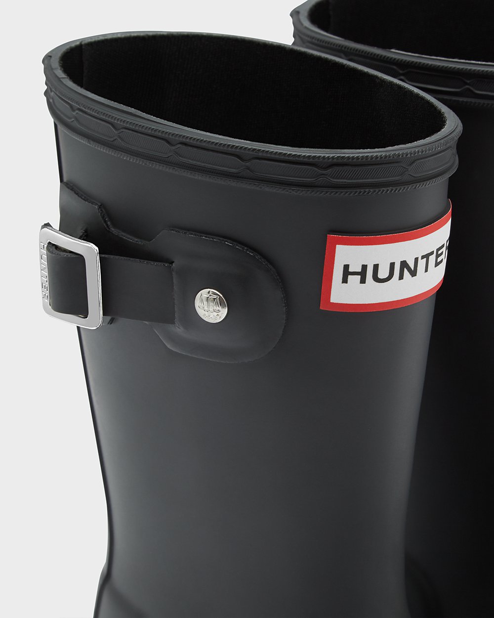 Hunter Niños Original Little - Botas de Lluvia Negras - 805-WDVFKH